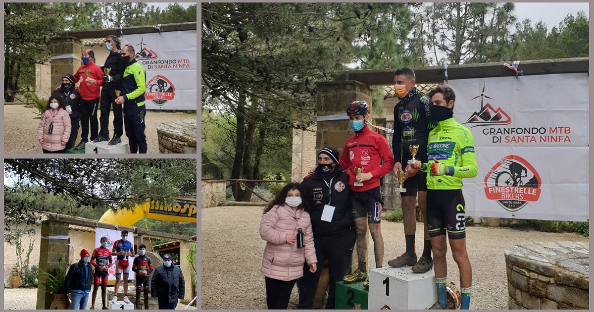 Ciclismo, tre saccensi sul podio alla quarta prova della Coppa Sicilia di cross country