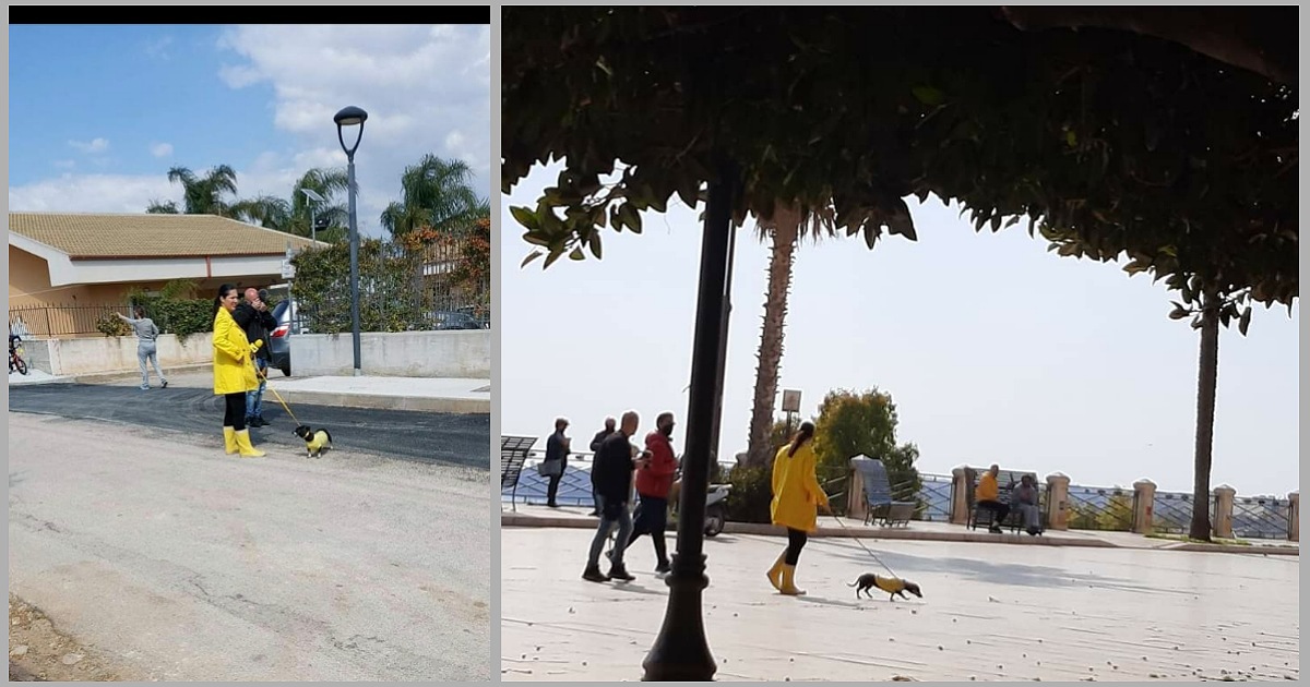 Nuova incursione di Stefania Petyx a Sciacca, servizi presto in onda su Striscia La Notizia
