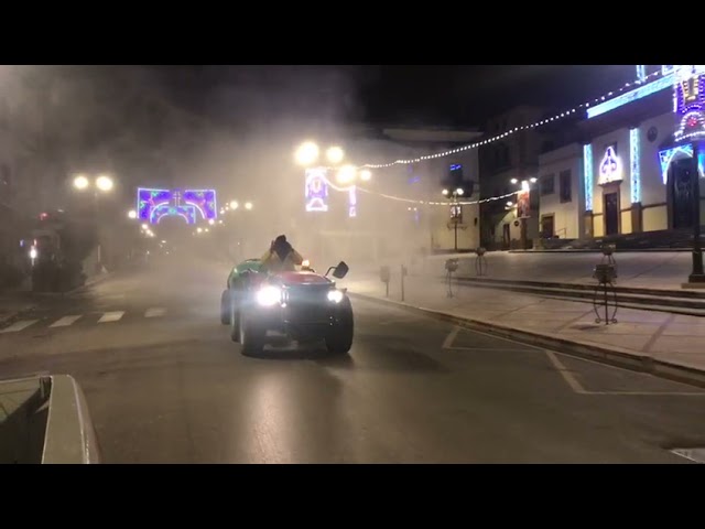 Sanificazione a Ribera, si completerà questa sera