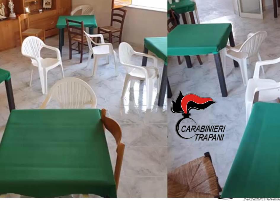 Bisca clandestina in zona rossa individuata grazie ai droni nel trapanese, intervengono i carabinieri