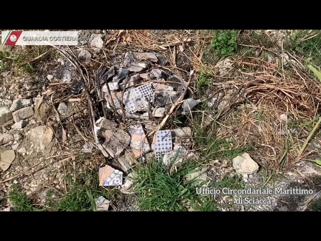 Sequestro di area di cantiere ad un'azienda di Sciacca dalla Guardia Costiera, sanzioni e contestati reati ambientali (Video)