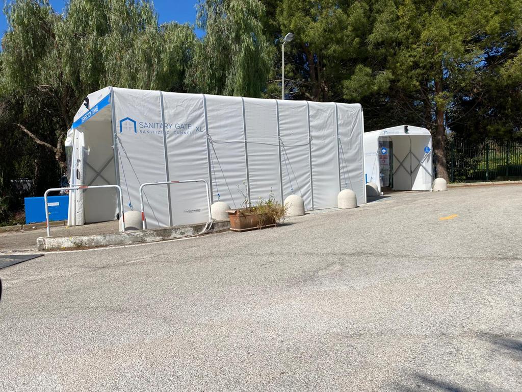 Tunnel di sanificazione delle ambulanze a Sciacca mai entrato in funzione, l'ex sindaco Pace si indigna:"Assurdo ma tutto vero!"
