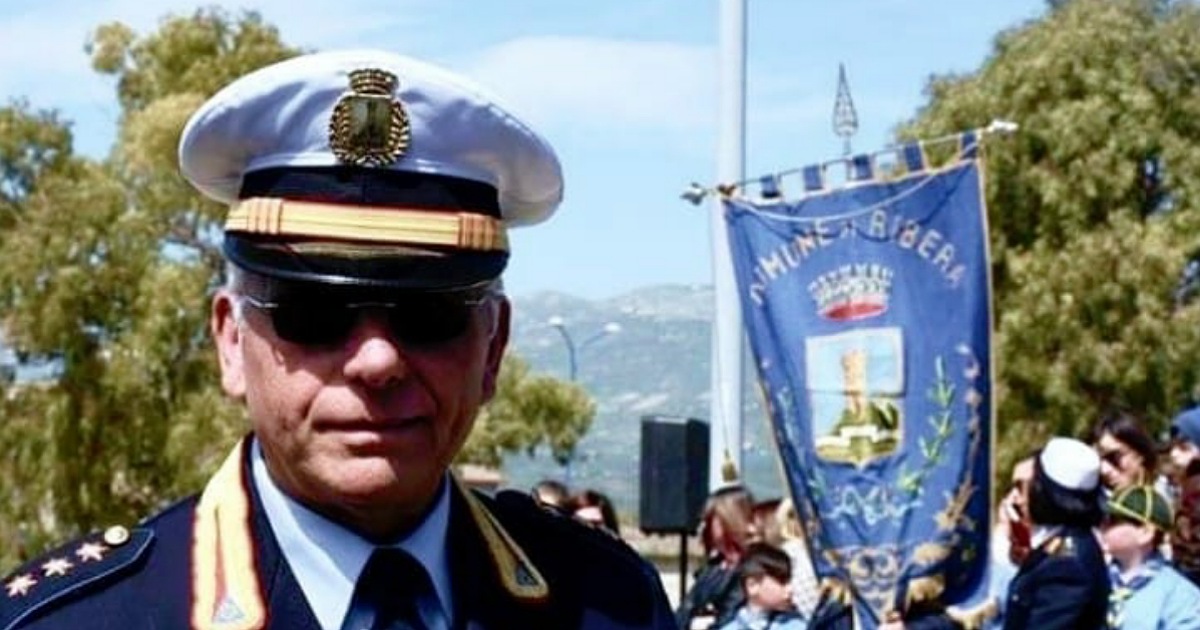 Lettera di congedo del comandante della polizia municipale di Ribera, Nino Novara: "Ho dato il mio contributo anche da un piccolo avamposto"