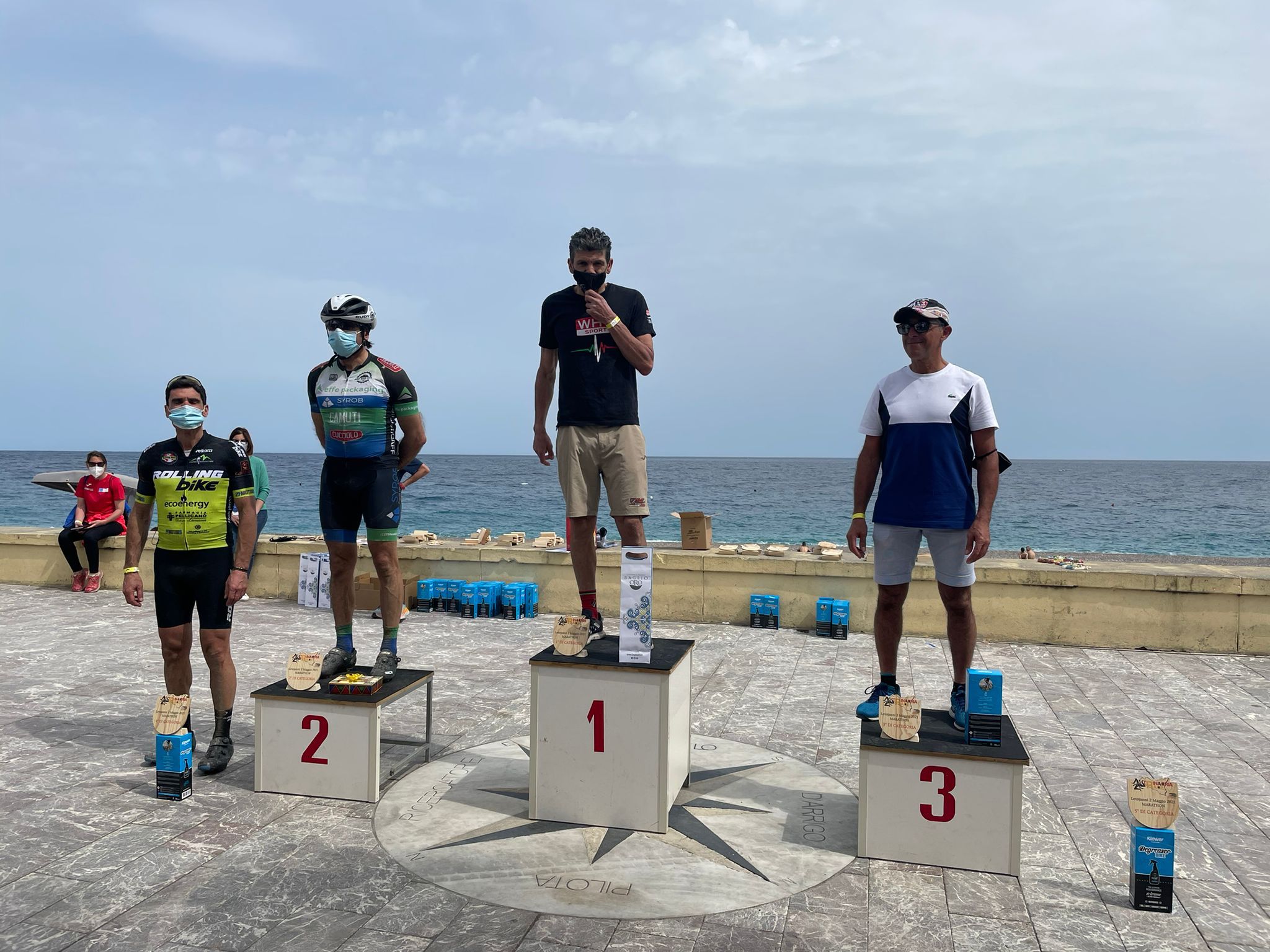 Triskele Bike ieri a Letojanni, terzo classificato Bonifacio