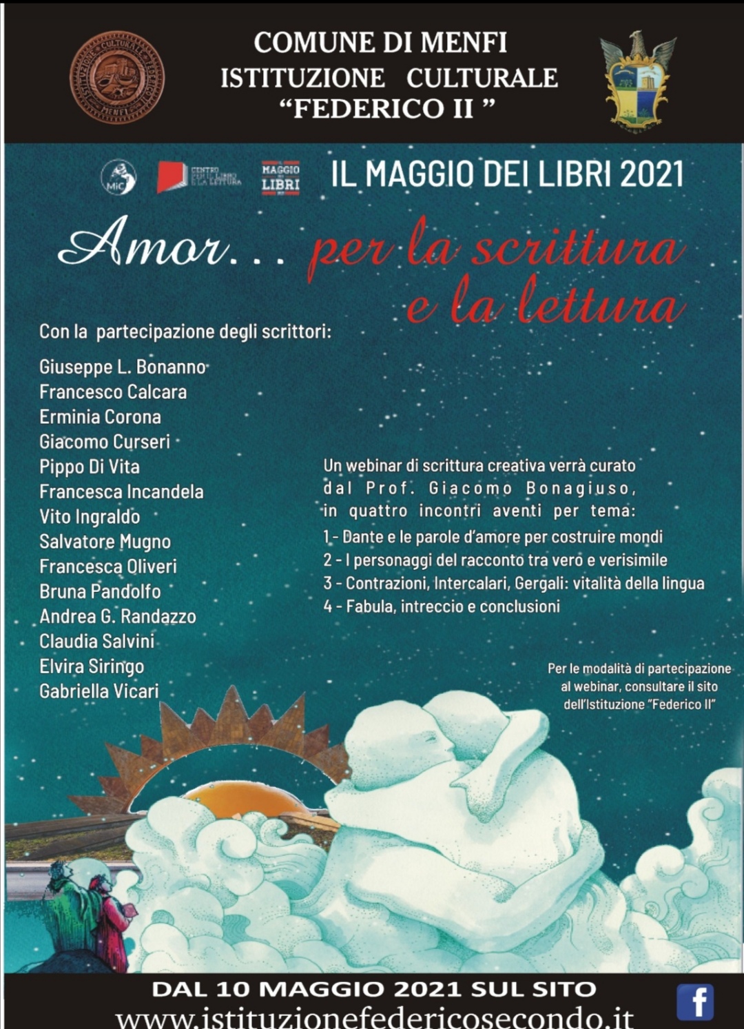 Menfi partecipa all'iniziativa "Il maggio dei libri" 2021