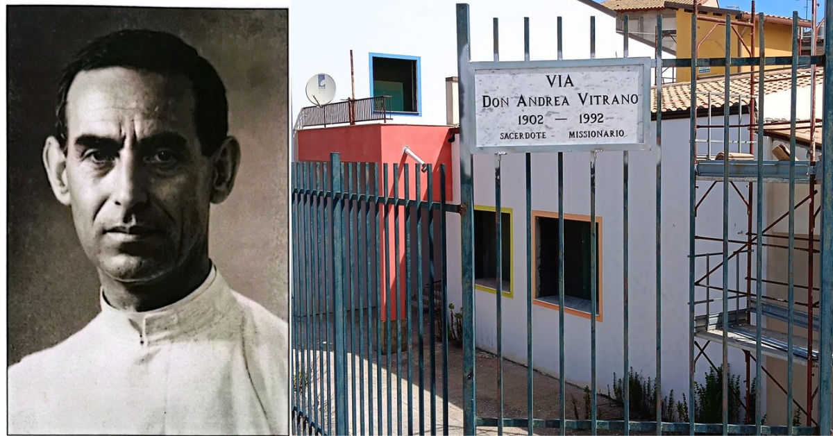 Villafranca Sicula intitola una strada a don Vitrano, missionario che rischiò di essere ucciso