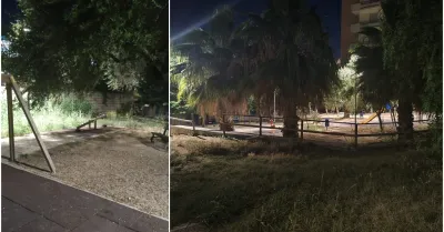 Trascurato e anche vandalizzato il parco giochi di via Brigadiere Nastasi a Sciacca