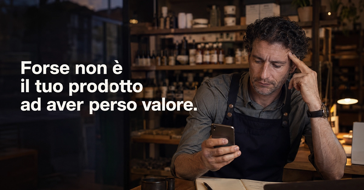Hai costruito un’attività per realizzare un progetto di vita. Se i social non portano clienti, non pensare subito che il tuo prodotto non abbia più mercato.