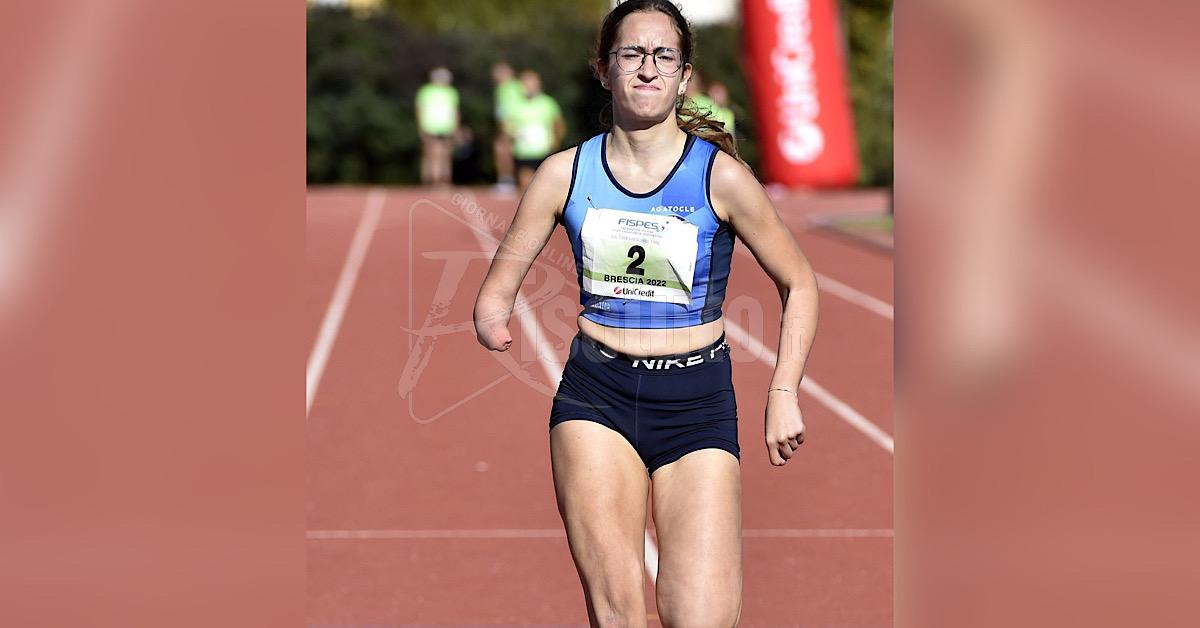 Record italiano di Alessia Friscia di Sciacca al Golden Gala di Roma