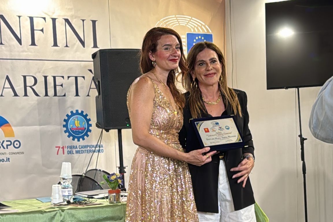 "Legalità senza confini", la procuratrice di Sciacca Maligno riceve il premio a Palermo