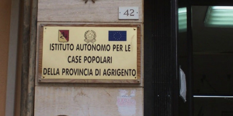 Il presidente dell'Iacp Medici: "Nell'Agrigentino 1000 alloggi popolari occupati abusivamente"