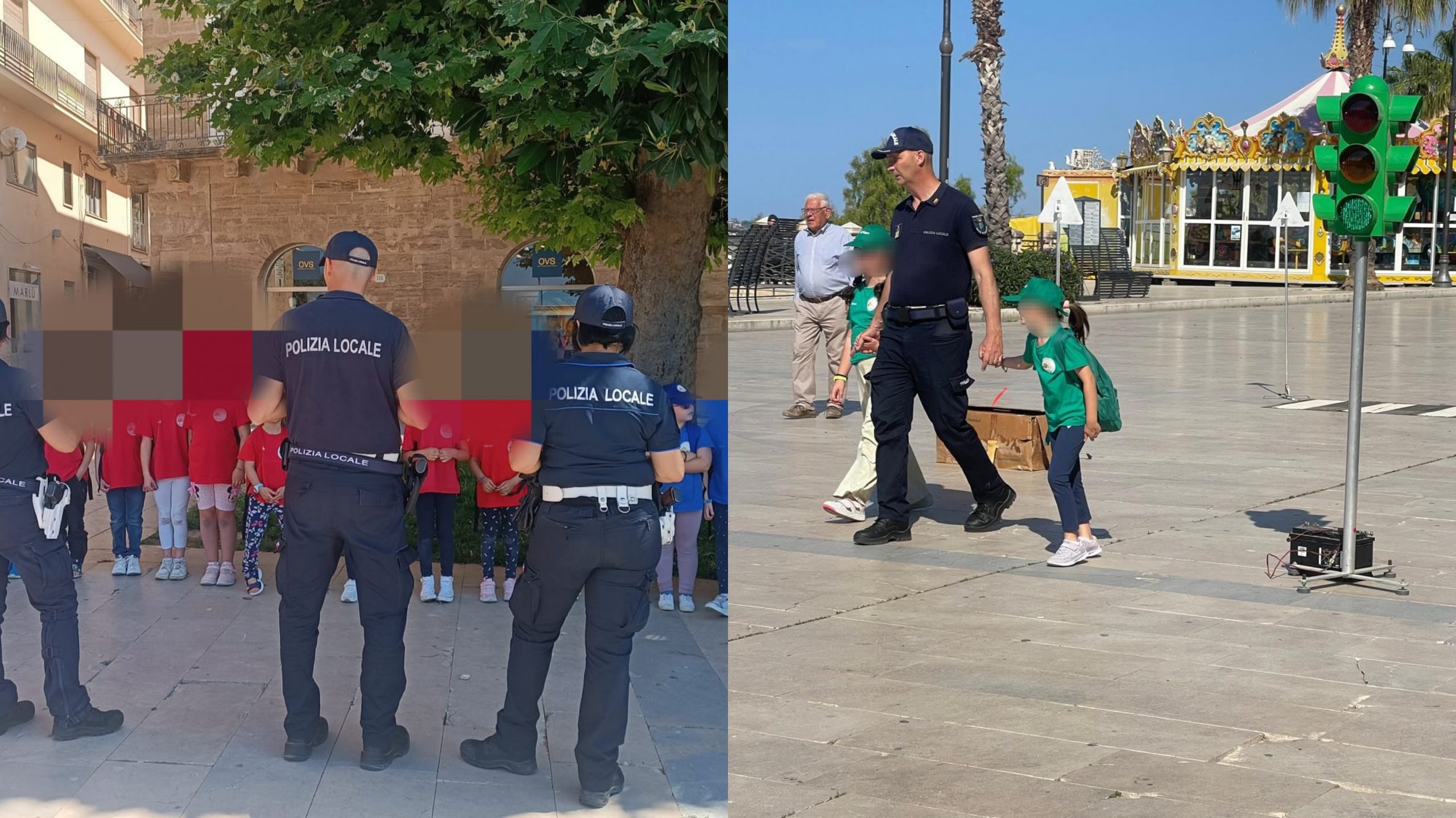 Educazione stradale, lezione della Municipale agli alunni di Sciacca