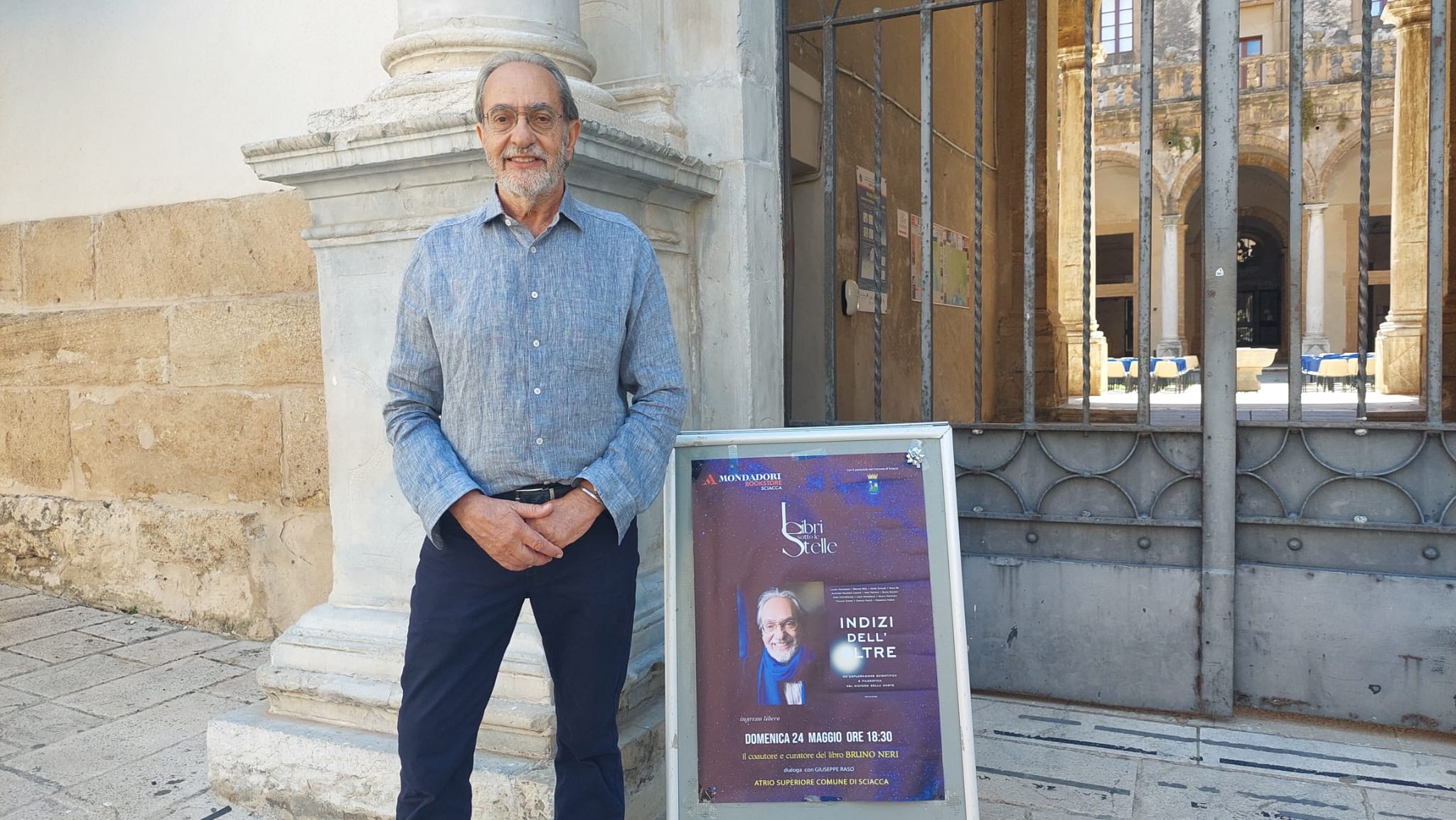 Domenica sera a Sciacca, incontro con Bruno Neri tra scienza, coscienza e mistero della morte (Video)