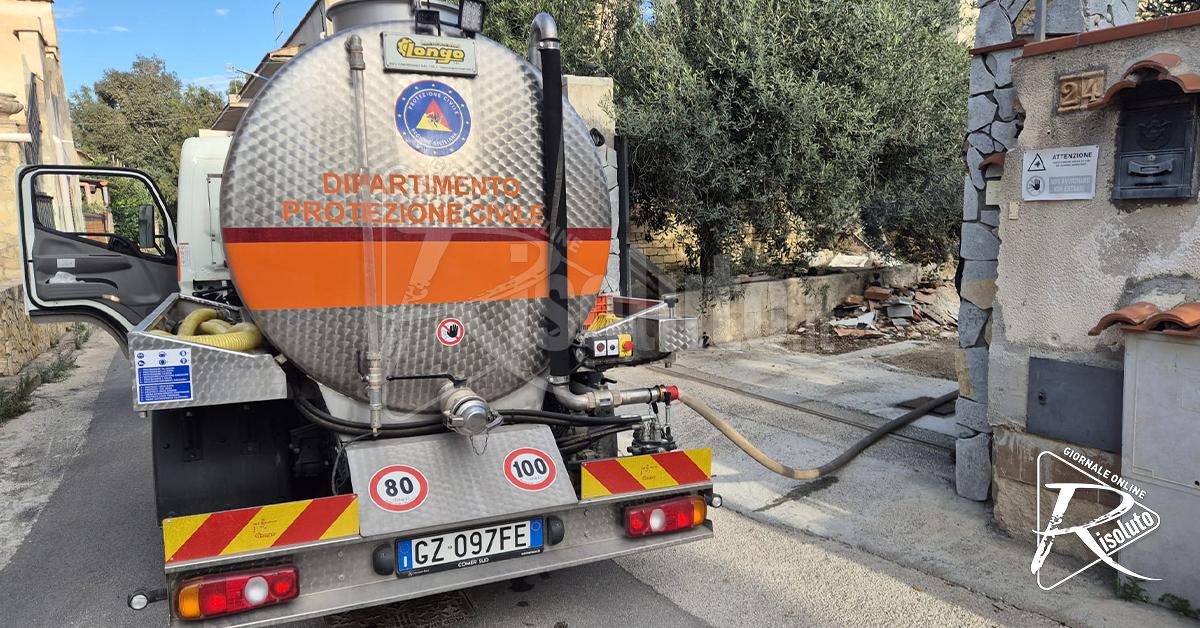 Servizio idrico sostitutivo al palo a Sciacca: autobottisti fermi, mezzi guasti e richieste senza tempi
