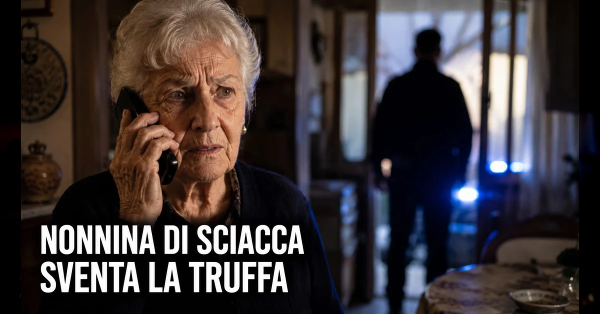 Anziana signora al telefono con espressione preoccupata, simbolo di difesa dalle truffe telefoniche