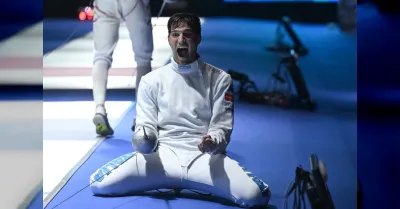 Europei di scherma: Simone Mencarelli conquista l'oro nella spada maschile ad Antony