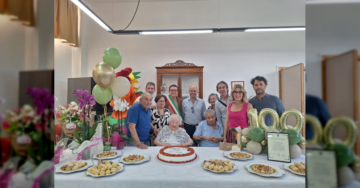 Grazia Artale festeggia 100 anni a Menfi, circondata da familiari e comunità
