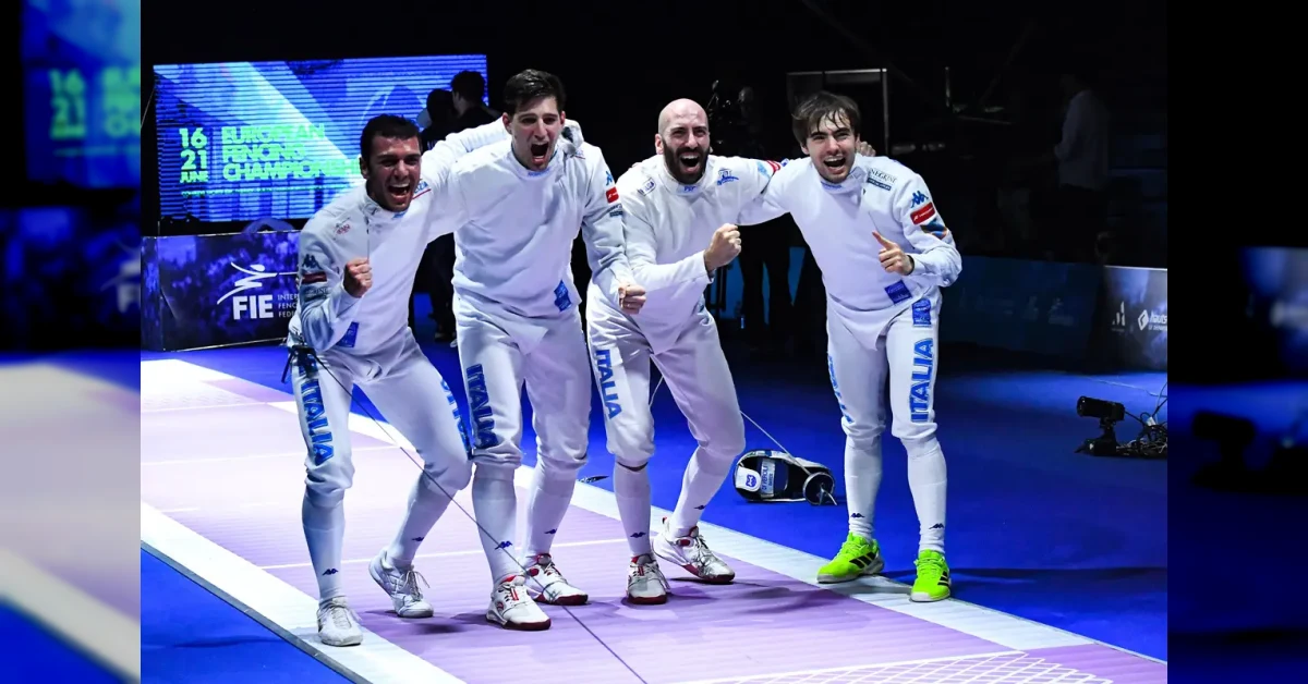 Italia vince oro nella spada maschile a squadre e bronzo nella sciabola femminile agli Europei 2026