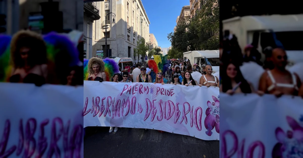 Migliaia di persone al Pride 2026 di Palermo, corteo colorato per le strade del centro
