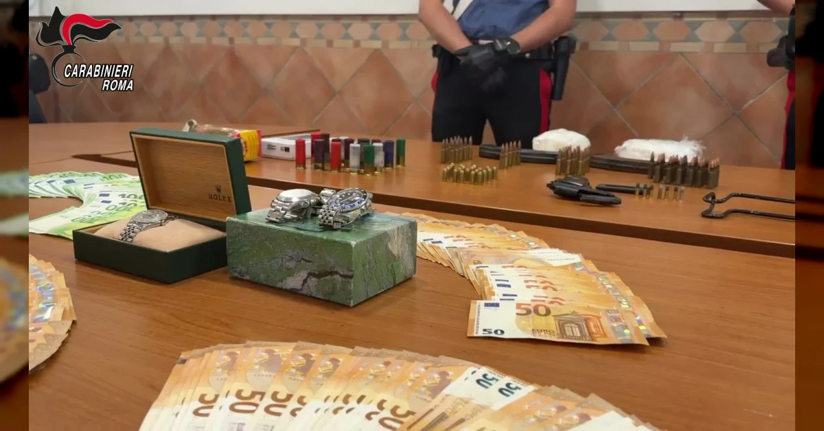 Operazione antidroga a Roma: 7 arresti per narcotraffico e detenzione di armi