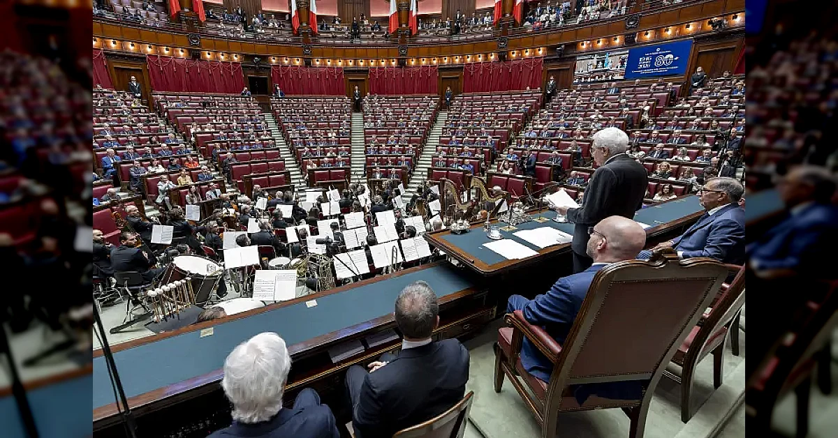 Sergio Mattarella celebra gli 80 anni dell'Assemblea Costituente a Montecitorio
