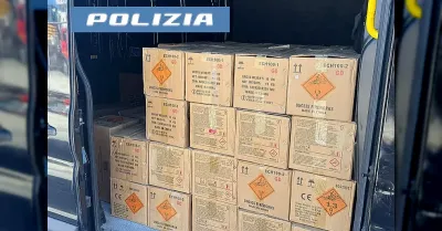 Trasporto illegale di botti, sequestrata una tonnellata: denunciato un 36enne