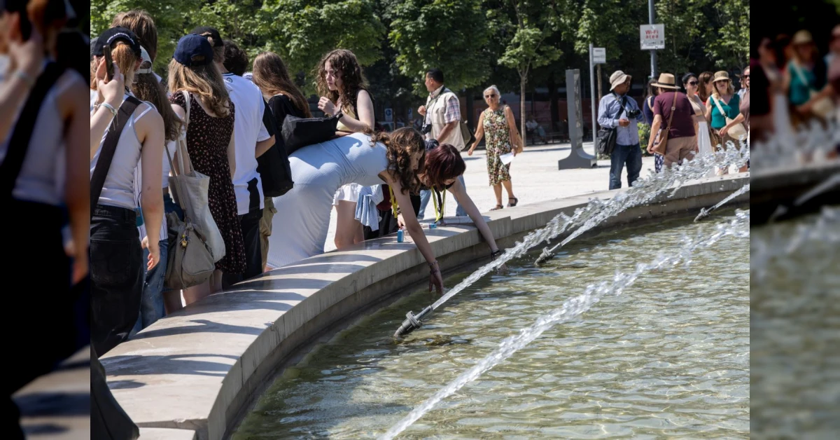 Mappa dell'Italia con 22 città in allerta rossa per ondata di caldo record, temperature sopra 35°C