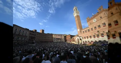 L'Aquila vince il Palio di Siena 2026 dopo 34 anni, Tittia e Diodoro trionfano