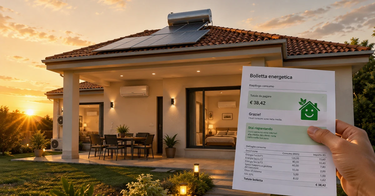 Installazione climatizzatori e solare termico per risparmio energetico casa