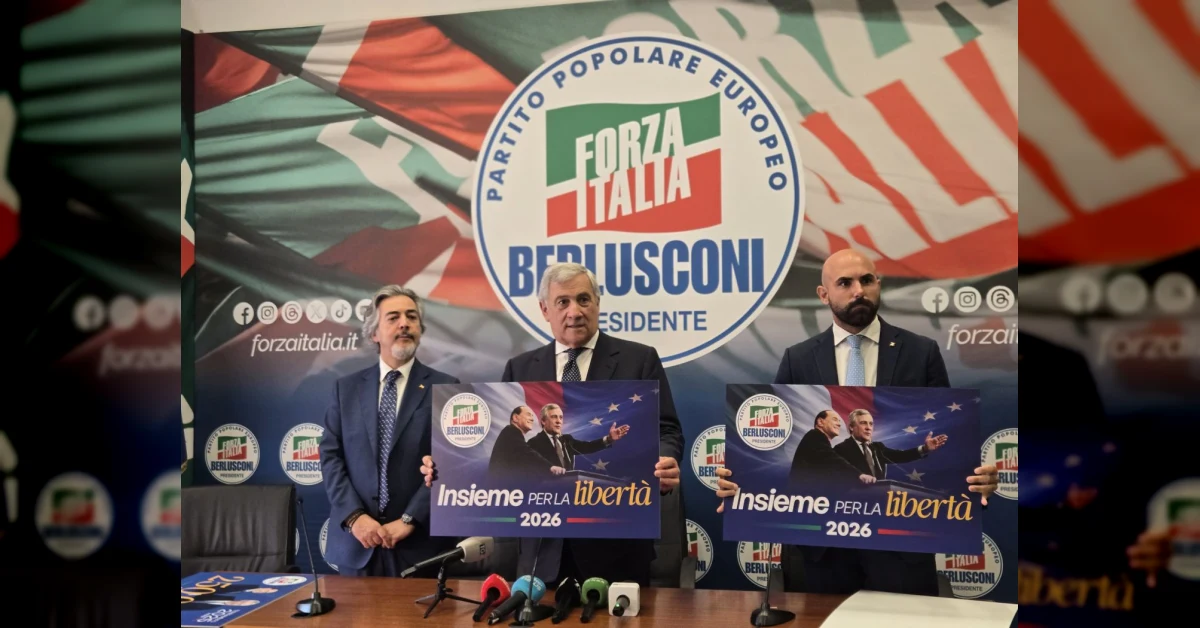Antonio Tajani e Tullio Ferrante presentano la campagna tesseramento Forza Italia 2026