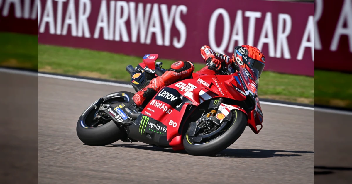 Marc Marquez in pole position al Sachsenring con la Ducati, GP Germania MotoGP 2025