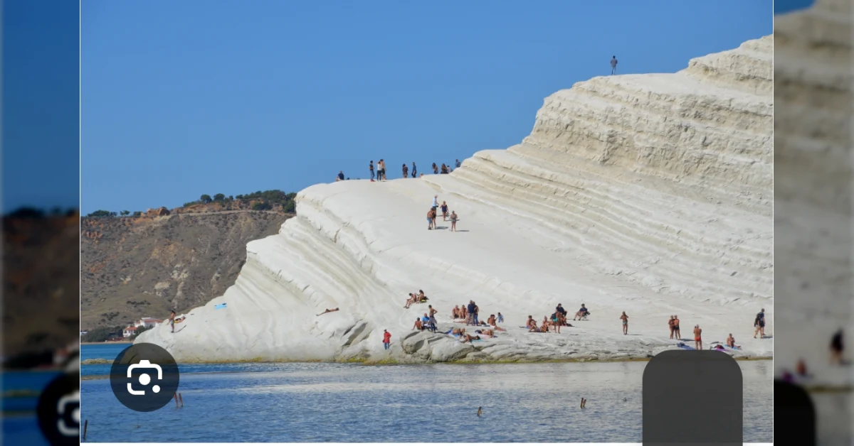Turista ferita dopo una caduta sulla marna bianca alla Scala dei Turchi, soccorsa dai vigili del fuoco e dal 118