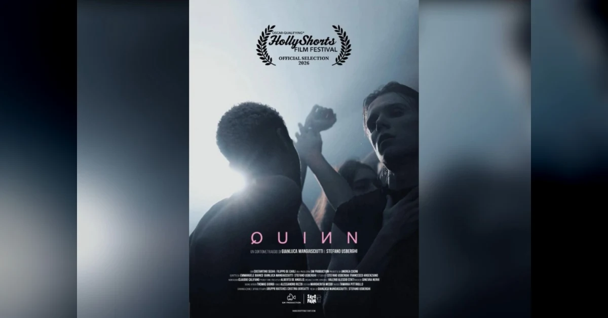 Locandina del cortometraggio Quinn selezionato all'HollyShorts Film Festival di Los Angeles