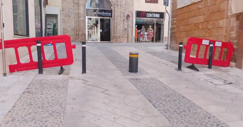 Entra in funzione il dissuasore automatizzato di via Garibaldi a Sciacca