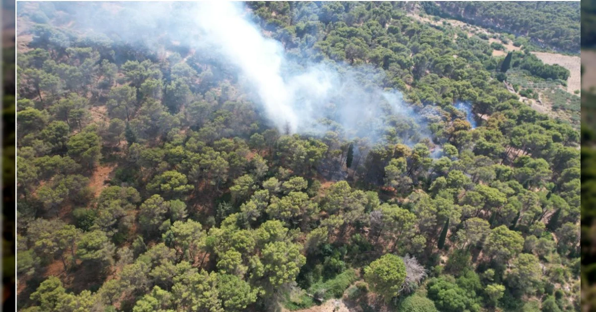Incendio a Sambuca