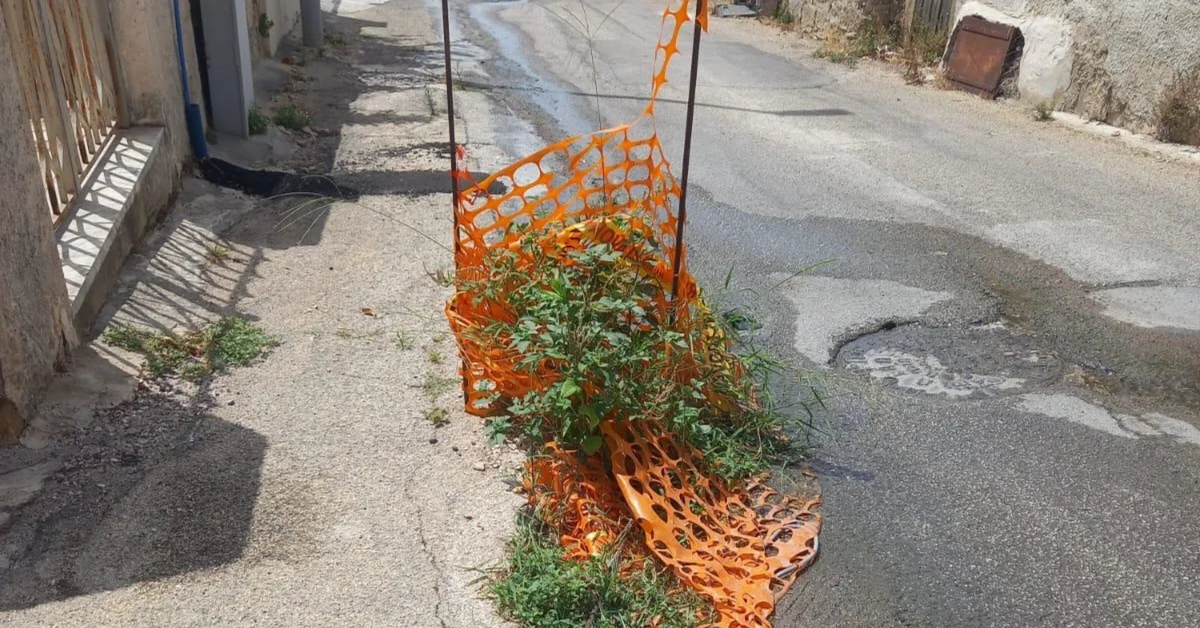 Strade dissestate Sciacca