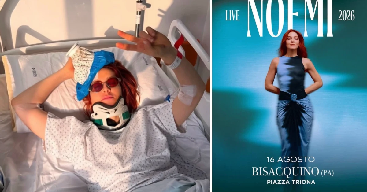 Dopo la caduta dal palco Noemi riparte da Bisacquino, il 16 agosto concerto gratuito organizzato da Futuris