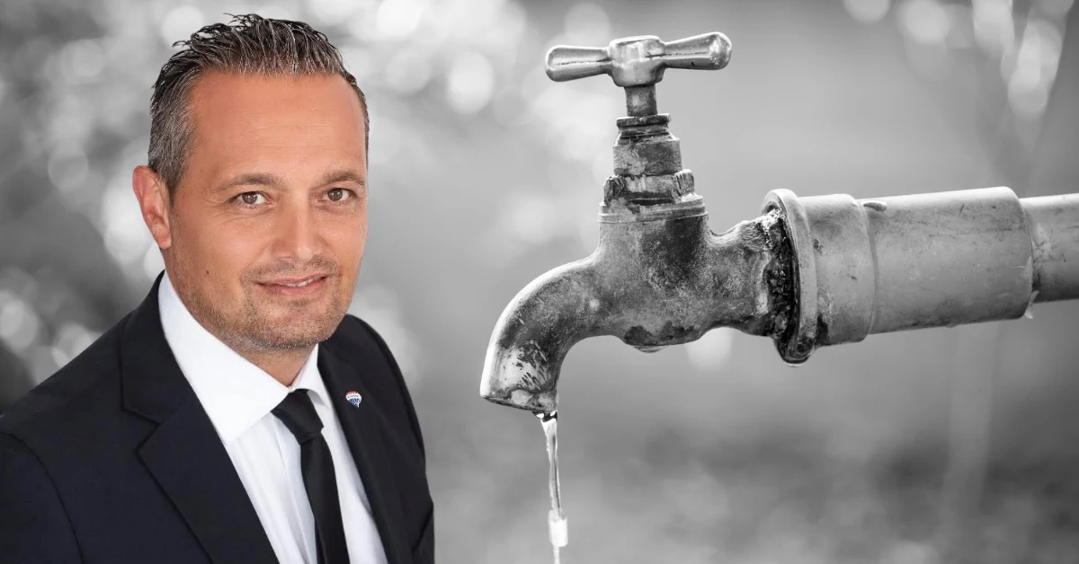 Giuseppe La Bella e rubinetto