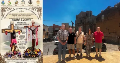 Gemellaggio tra Burgio e Siculiana, il 9 agosto si rinnova il patto di fratellanza nel segno del Santissimo Crocifisso