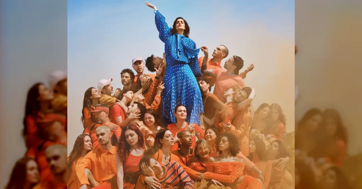 Levante nell'immagine di copertina del nuovo album Dell'amore il fallimento e altri passi di danza