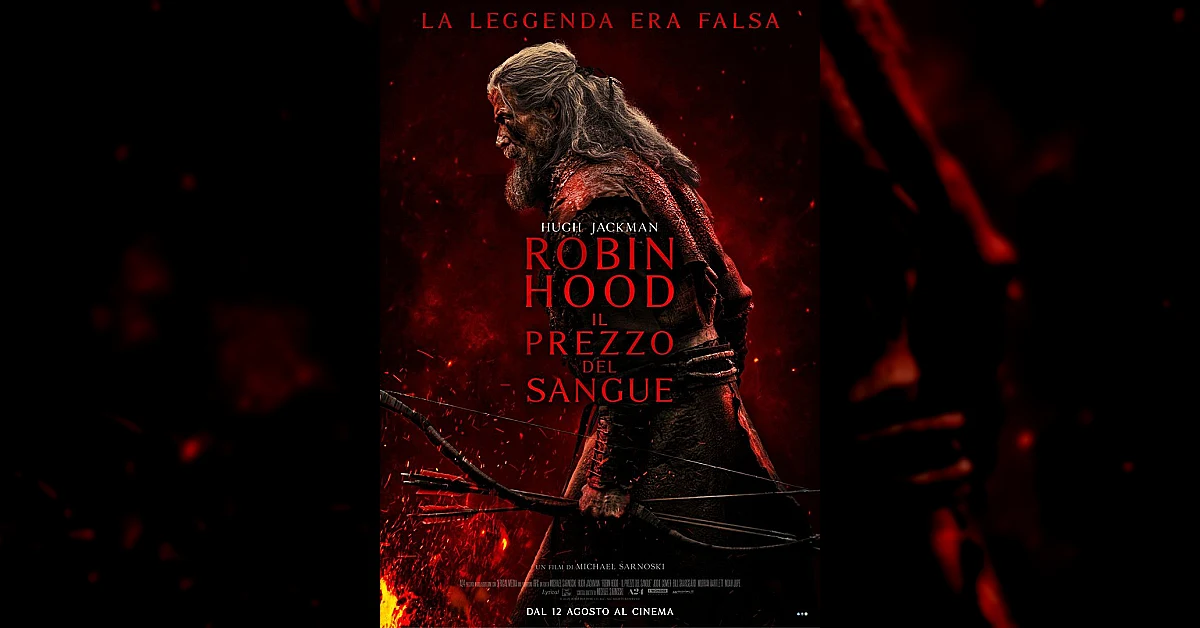 Hugh Jackman nei panni di un Robin Hood tormentato nel film Robin Hood - Il prezzo del sangue