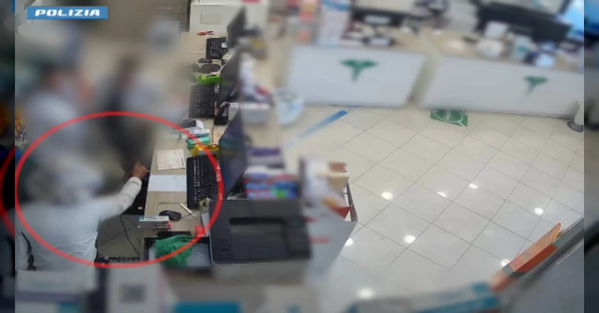 Rapina in farmacia a Catania con taglierino, arresto della Polizia