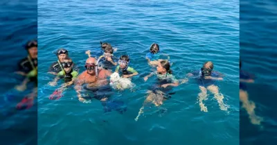 Sciacca, giovani sub ripuliscono Capo San Marco dalla plastica