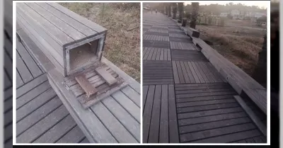 Menfi, vandalismo a Porto Palo: danneggiata la passerella