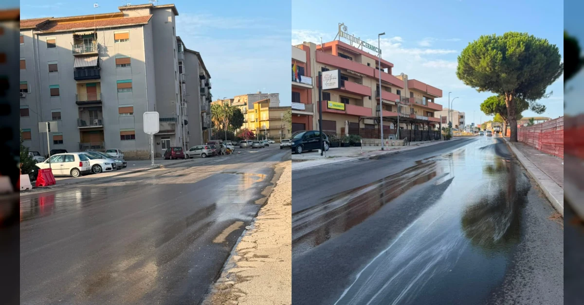 Arriva la nuova ditta per le manutenzioni Aica a Sciacca, primi interventi in via Lioni e viale Siena