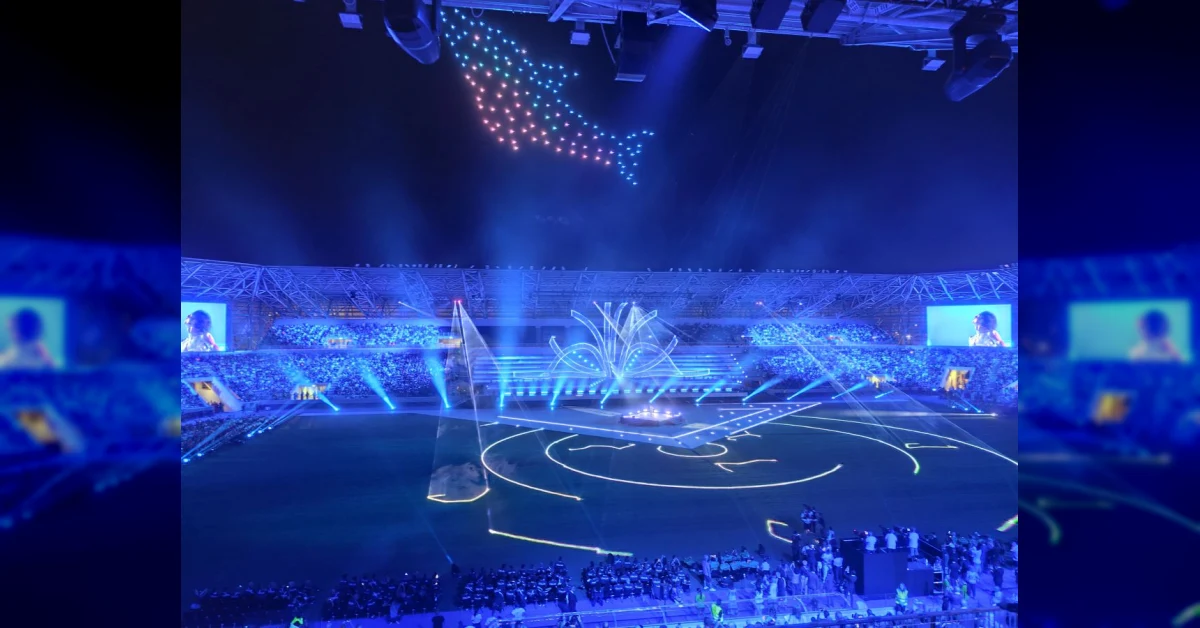 Cerimonia di apertura dei Giochi del Mediterraneo 2026 a Taranto con il presidente Mattarella e gli atleti azzurri