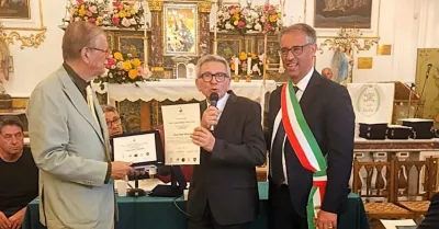Menfi, Gioacchino Mistretta riceve il Premio Petralia