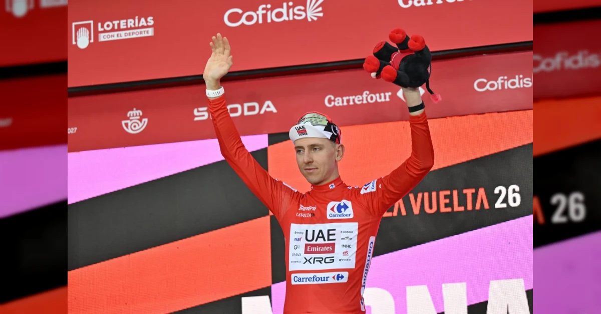 Pogacar cade e si ritira alla Vuelta, Coquard vince l'ottava tappa, Mas maglia rossa