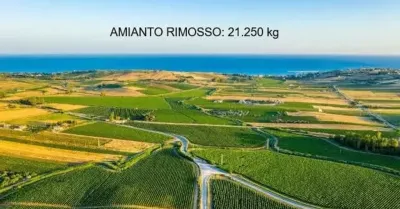 Menfi, bonifica dell’amianto completata: rimossi oltre 21 mila kg