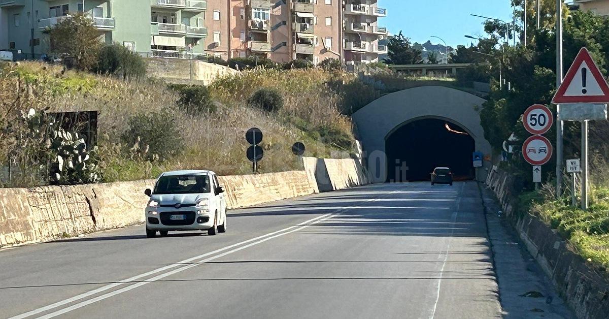 Chiusura galleria Belvedere sulla SS 115 a Sciacca dal 14 settembre per lavori Anas